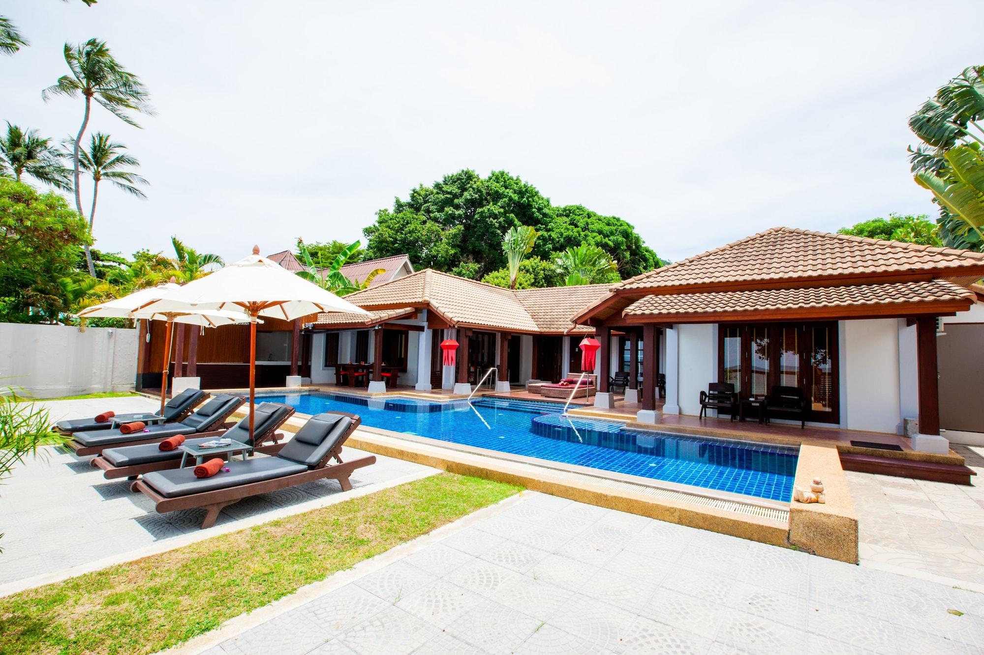 Pao Jin Poon Beach Front Villa Koh Samui Esterno foto