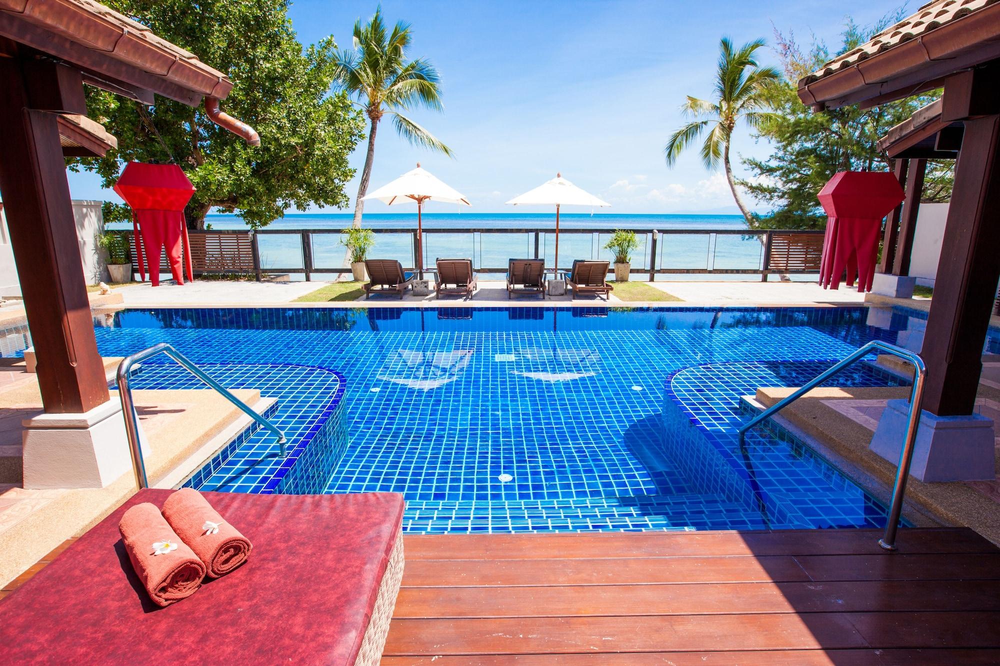 Pao Jin Poon Beach Front Villa Koh Samui Esterno foto