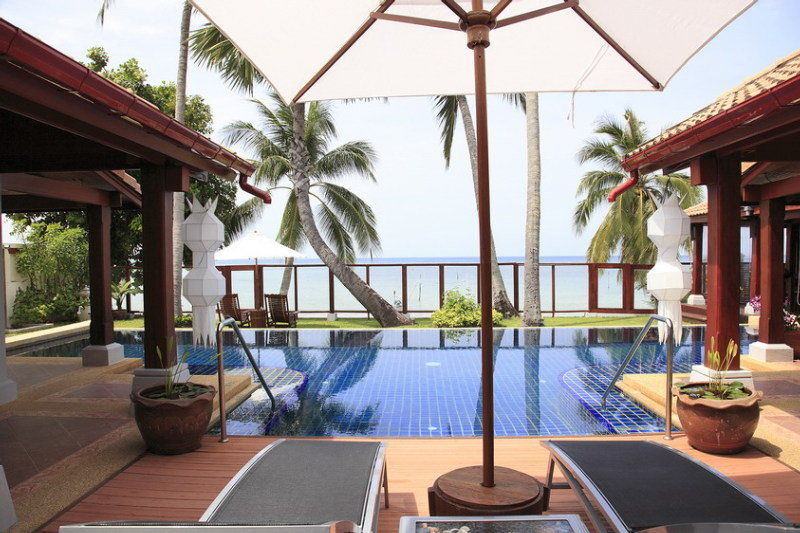Pao Jin Poon Beach Front Villa Koh Samui Esterno foto